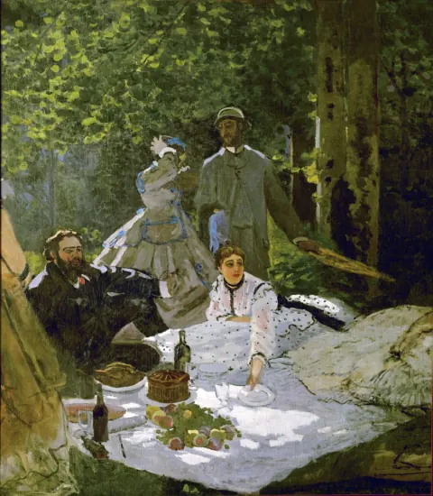 풀밭 위의 점심 식사 작품 이미지