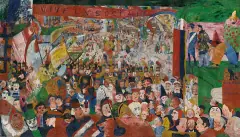 그리스도의 1889년 브뤼셀 입성 작품 이미지