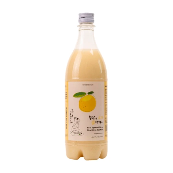 호랑이 유자 생막걸리 5도 750ml