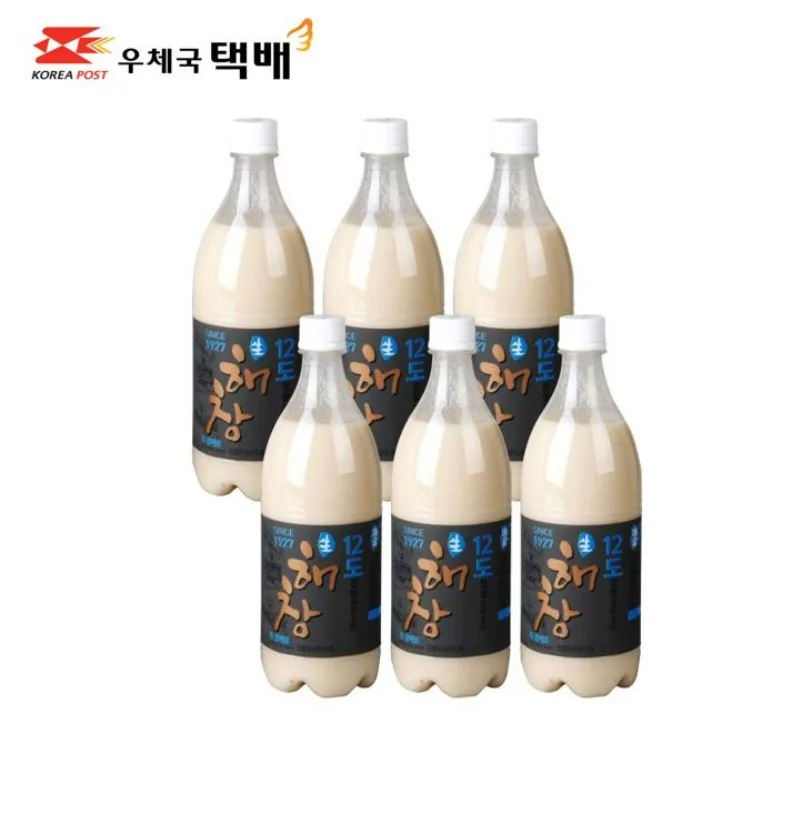 해창막걸리 12도 900ml × 6병 제품 이미지