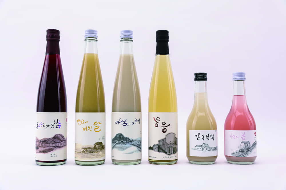 예술주조가 만든 전통주 제품들
