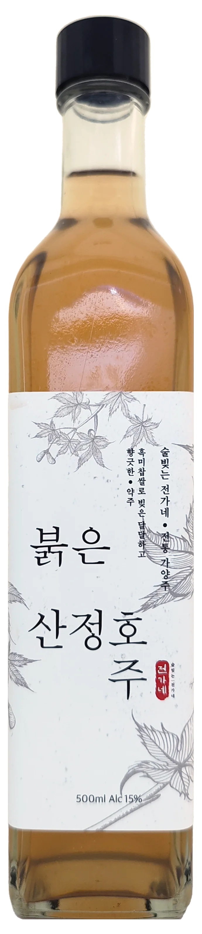 붉은 산정호주 15도 500ml 제품 이미지